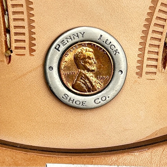 Penny Luck Mens‎ Chuka Boot Sz 9 Lace Up 100% Leather Stitched Cap Toe Brown EUC main image 6